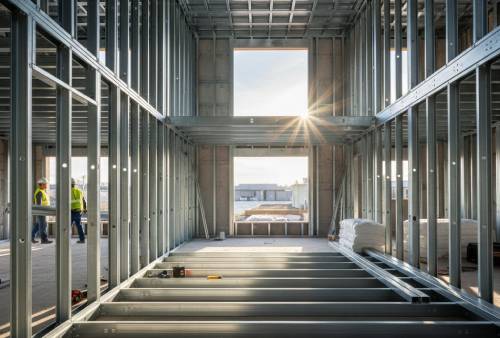 Steel frame é permitido em construções no brasil_