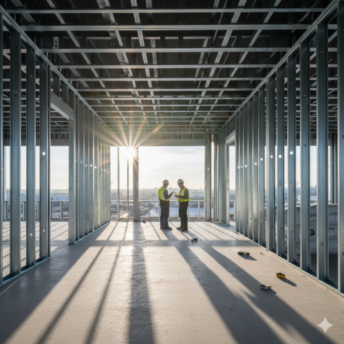 Steel frame é seguro contra ventos fortes e chuvas?