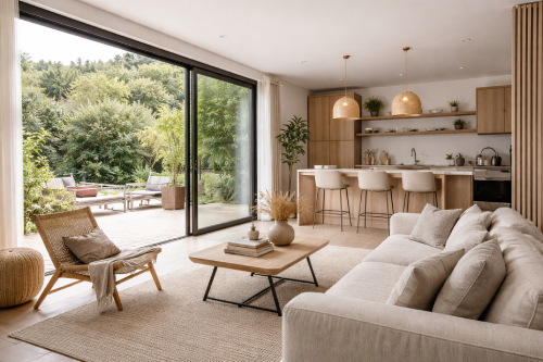 Casa modular com design moderno